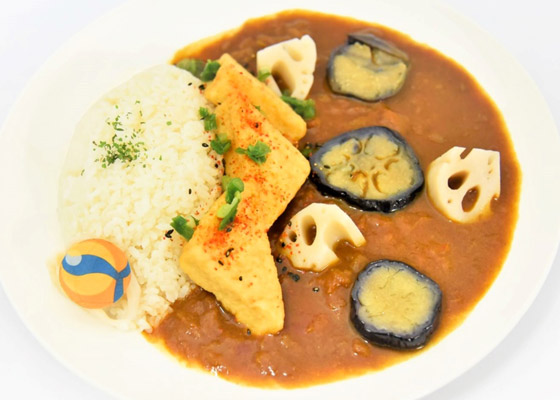 越智の特製油揚げカレー