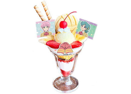 唯と千絵のフルーツパーラーパフェ