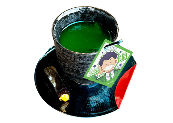 出瀬潔の海苔せんべい付き煎茶