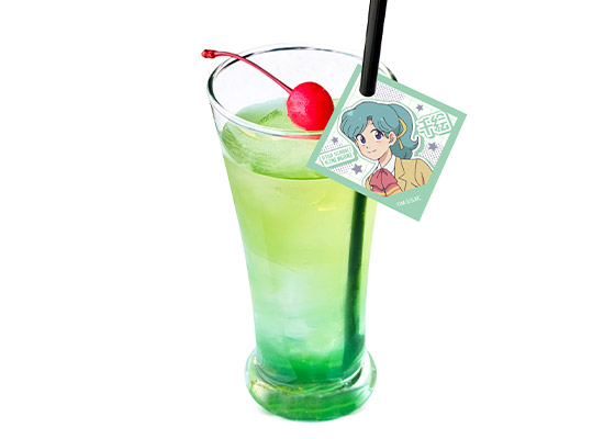 宇留千絵の青りんごドリンク