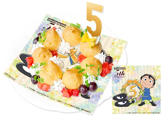 祝祭のリースシュークリーム