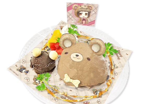 ホワイトデーモンブランベアケーキ