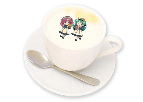 「ハッピーバレンタインだっちゃ！」ラテ