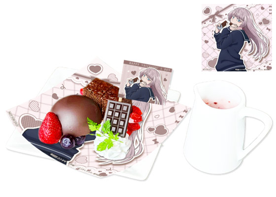 ナズナのバレンタインチョコドームスイーツ