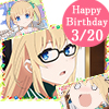 2017年4月13日『冴えない彼女の育てかた♭』放送スタート！ 澤村・スペンサー・英梨々 誕生日キャンペーン（画像）