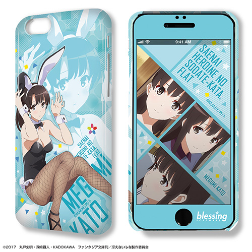 冴えない彼女の育てかた デザジャケット 冴えない彼女の育てかた Iphone 6 Plus 6s Plusケース 保護シート デザイン06 加藤恵 バニーガールver ノイタミナショップ 公式サイトノイタミナ オンラインショップ