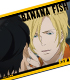 <再販>BANANA FISH マウスパッド デザイン05(アッシュ・リンクス/D) BANANA FISH/BANANA FISH/<再販>BANANA FISH マウスパッド デザイン05(アッシュ・リンクス/D)