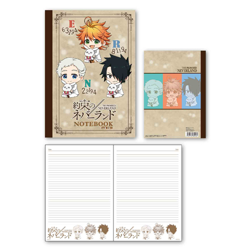 約束のネバーランド 約束のネバーランド ぎゅぎゅっとb5ノート 3人 ノイタミナショップ 公式サイトノイタミナ オンラインショップ