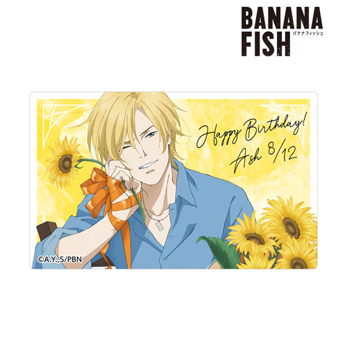 Banana Fish Banana Fish 描き下ろしイラスト アッシュ リンクス バースデーver カードステッカー ノイタミナショップ 公式サイトノイタミナ オンラインショップ