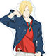 BANANA FISH/BANANA FISH/＜再販＞BANANA FISH 描き下ろしイラスト アッシュ・リンクス デニムver. 1/7スケール BIGアクリルスタンド