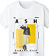 <再販>BANANA FISH 描き下ろしイラスト アッシュ・リンクス デニムver. Tシャツメンズ BANANA FISH/BANANA FISH/<再販>BANANA FISH 描き下ろしイラスト アッシュ・リンクス デニムver. Tシャツメンズ