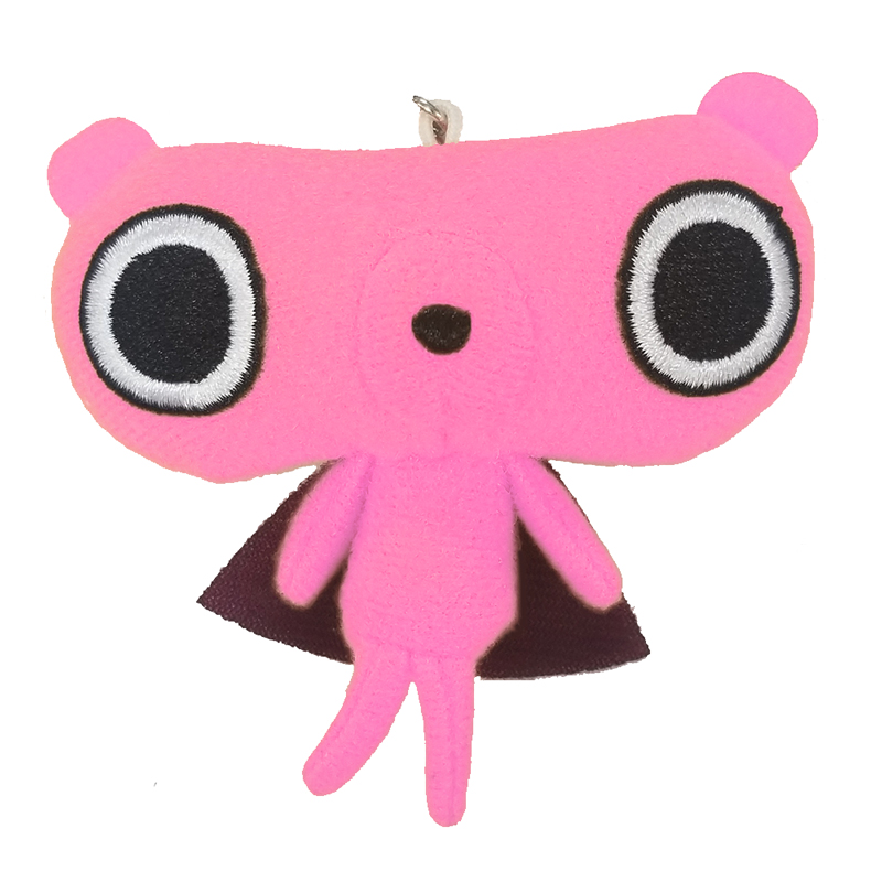 もちぐまん マスコット キーホルダー ガチャガチャ ピンク