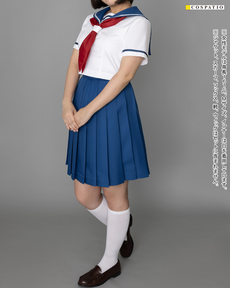 夏スカート　女子学生服　腰スカート