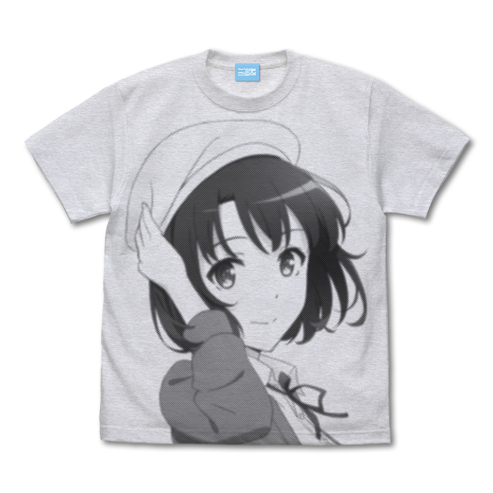 メインヒロイン加藤恵 オールプリントTシャツ