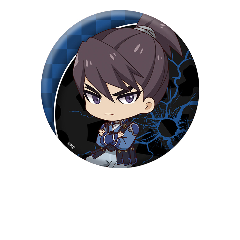 甲鉄城のカバネリ ぺたん娘缶バッジ 来栖