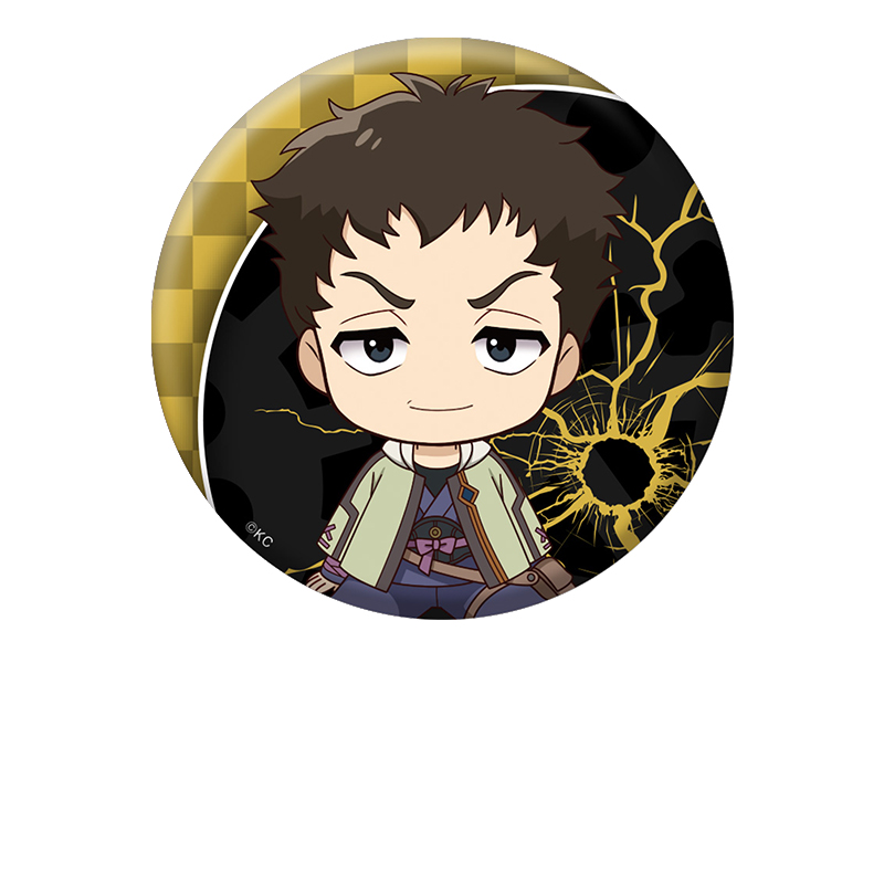 甲鉄城のカバネリ ぺたん娘缶バッジ 逞生