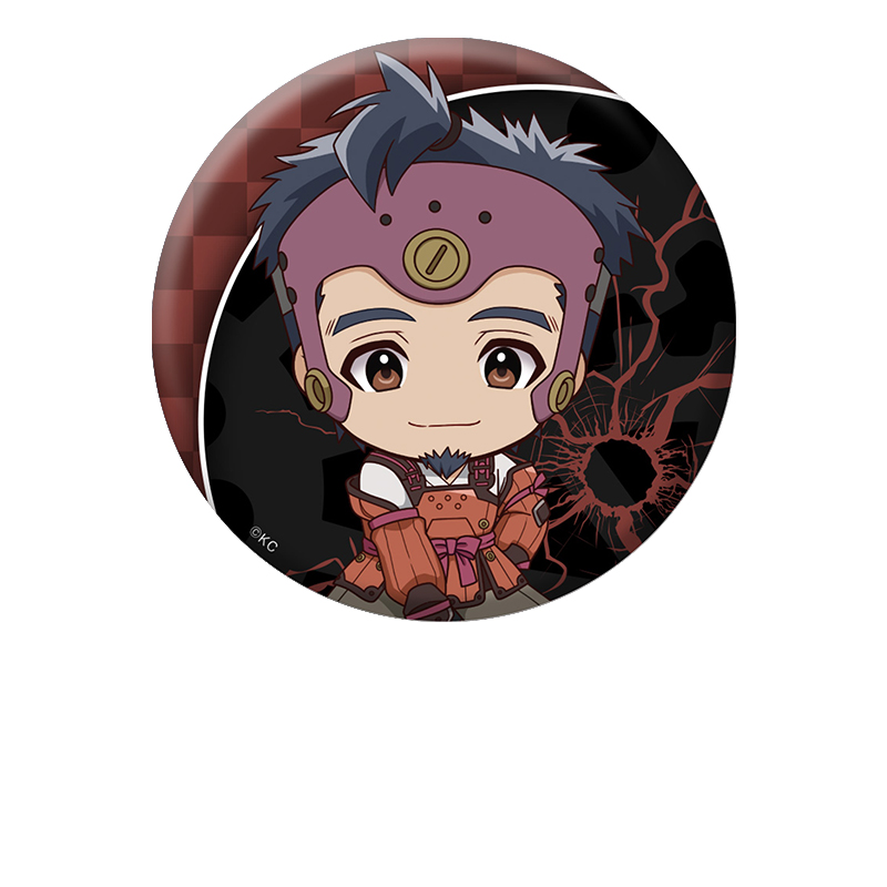 甲鉄城のカバネリ ぺたん娘缶バッジ 吉備土