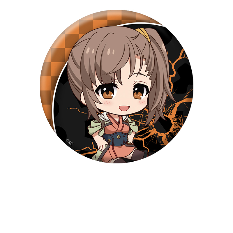 甲鉄城のカバネリ ぺたん娘缶バッジ 鰍