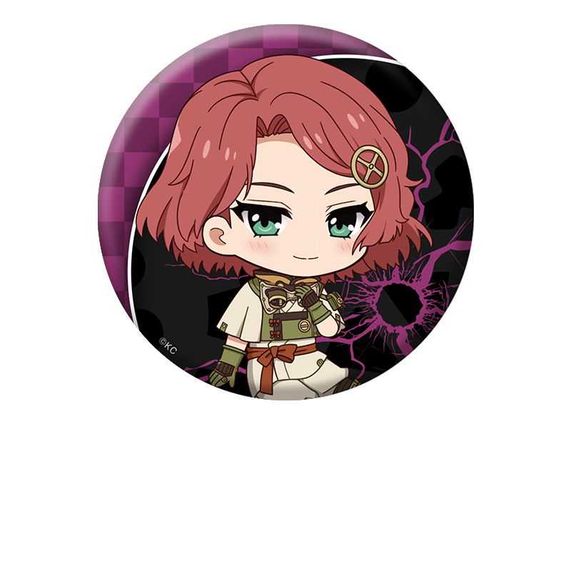 甲鉄城のカバネリ ぺたん娘缶バッジ 侑那