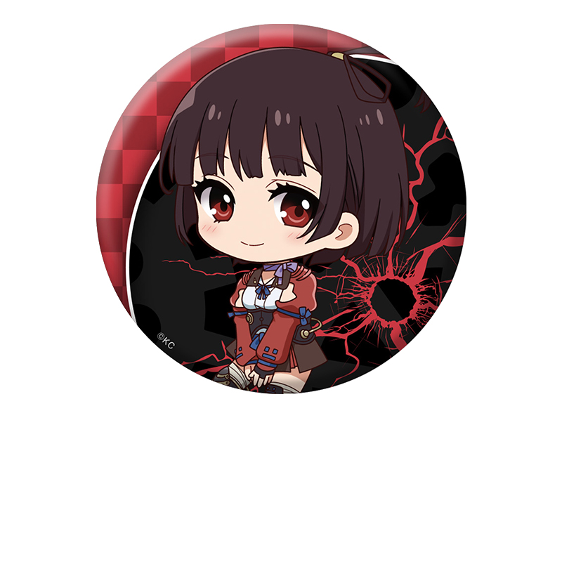 甲鉄城のカバネリ ぺたん娘缶バッジ 無名