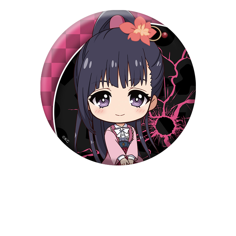 甲鉄城のカバネリ ぺたん娘缶バッジ 菖蒲