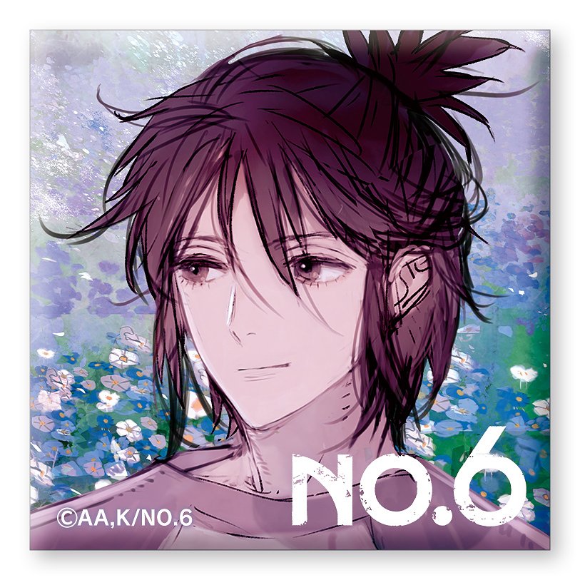 NO.6 スクエア缶バッジ ネズミ 15th ver.