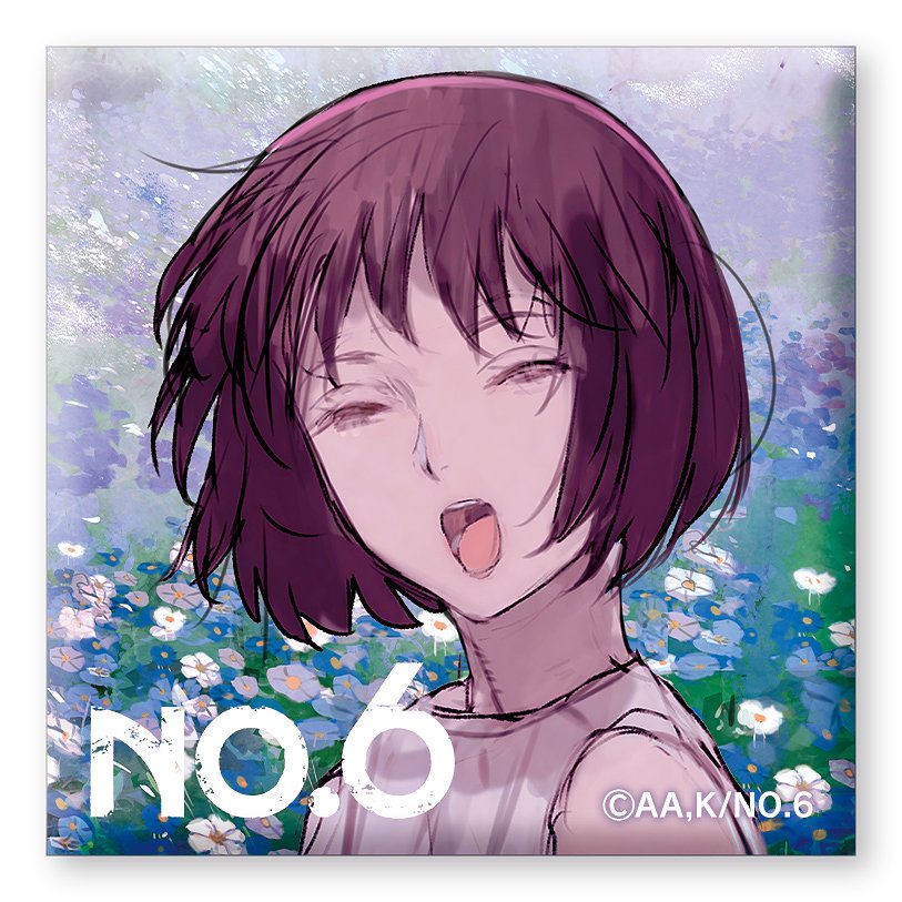 NO.6 スクエア缶バッジ 沙布 15th ver.