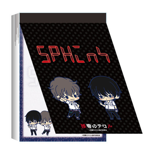 残響のテロル 残響のテロル A6メモ帳 Sphinx 残響のメモる ノイタミナショップ 公式サイトノイタミナ オンラインショップ