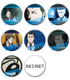 PSYCHO-PASS 2 須郷BDトレーディング缶バッジ/4個セット PSYCHO-PASS サイコパス/PSYCHO-PASS サイコパス 2/PSYCHO-PASS 2 須郷BDトレーディング缶バッジ/4個セット